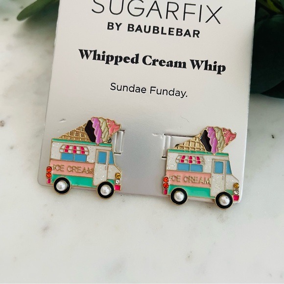Sugarfix by BaubleBar Whipped Cream Whip Earrings - Picture 4 of 5